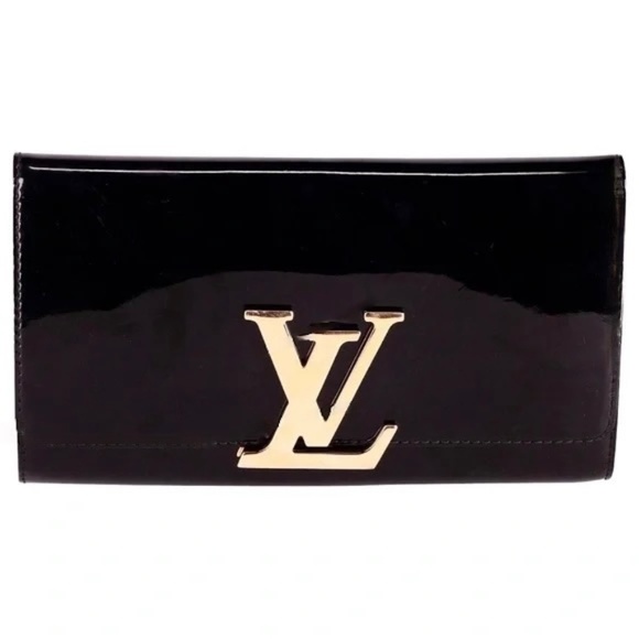 Louis Vuitton Noir Vernis Louise Clutch Wallet - Picture 9 of 13